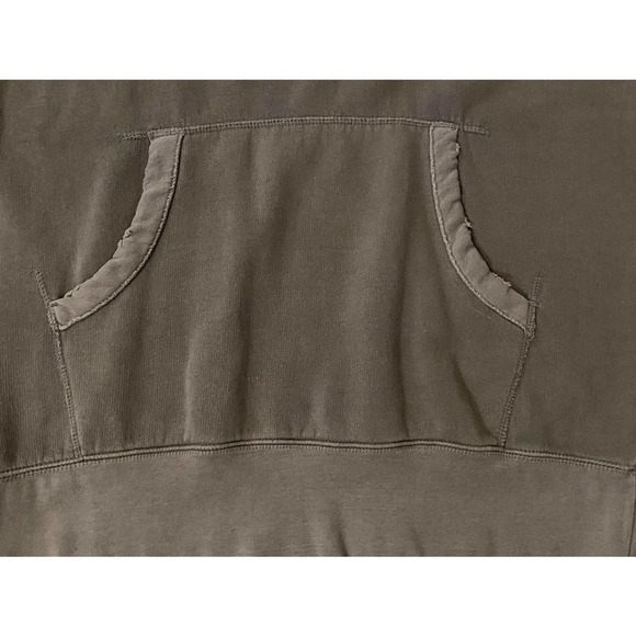 Mens Aeropostale Long Sleeve XL 3/4 Zip Warm Athletic Brown Logo With Pockets - Picture 10 of 10